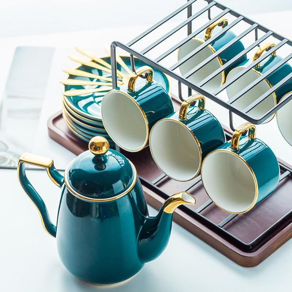 

европейский роскошный золотой оправой керамика кофе чай чашки golden top grade bone china блюдце установить день рождения пары подарки друзь