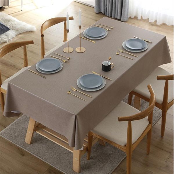 

table cloth linen navy brown gray ginger yellow tablecloth waterproof oilproof on the dining cover tapete1