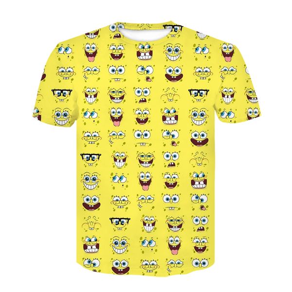

anime oversized 3d print shirts kawaii horror horror men clothing