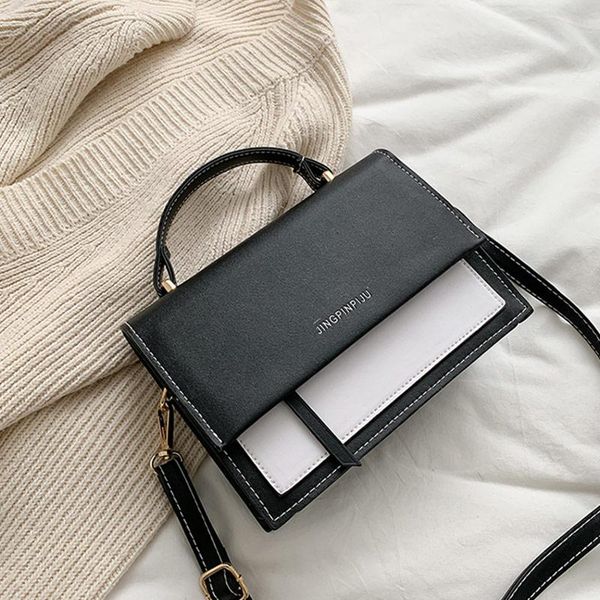 

2020 new trendy women's square pu leather shoulder bags female designer handbag totes retro cross body cell phone bag purses