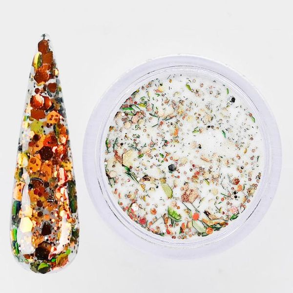 

12bottles/set 3 in 1 acrylic glitter powder nail art dipping extention carving powder sequins decorations dust kit bul jllxao, Silver;gold