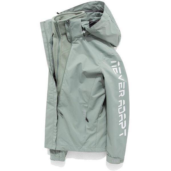 

jacket two water removable men trekking piece jackets camping hiking coat climbing fishing outdoor resistant women windbreaker ucqxr, Black