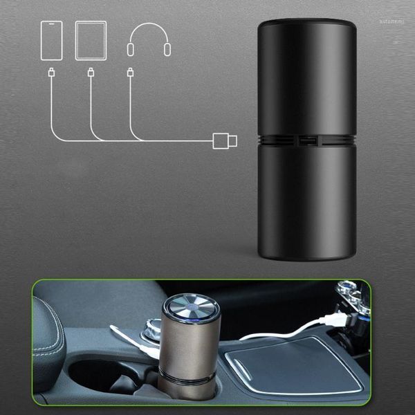 

air purifier small air cleaner usb charging low noise portable remove dust for home car m86171