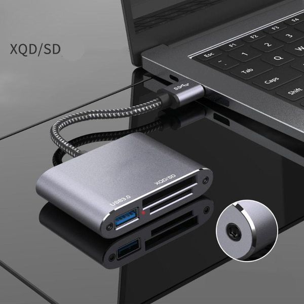 

card reader многофункциональный высокоскоростной 3-в-1 usb3.0 на usb3.0 card reader