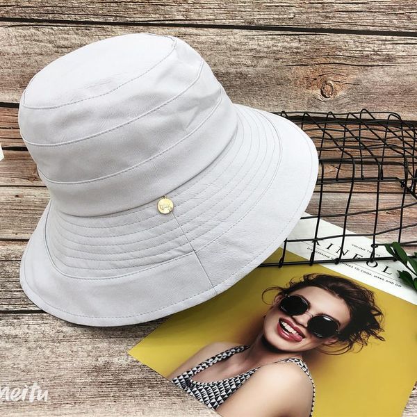 

spring korean wild fisherman hat japanese casual sun hat travel fashion sun, Blue;gray