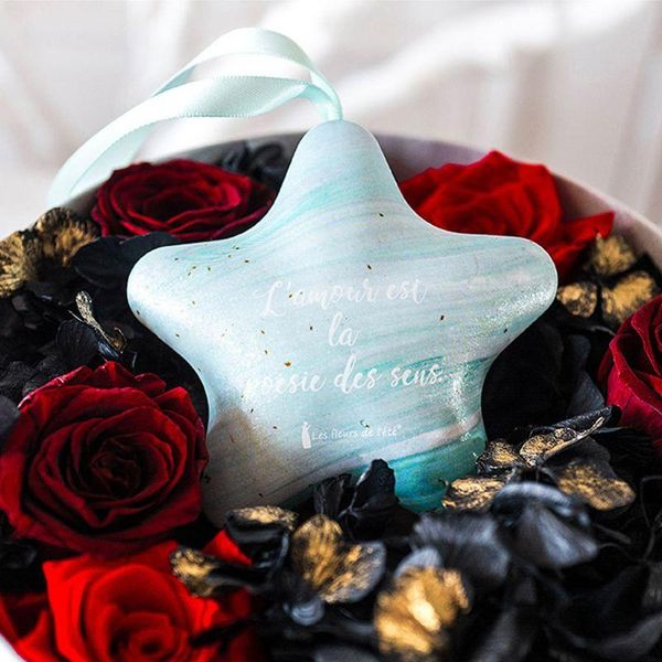 

gift wrap 6pcs star shape candy jewelry coin storage container case tin box holder