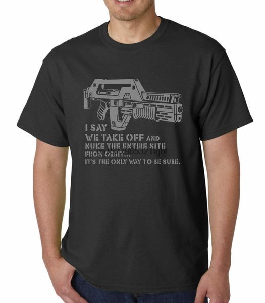 

aliens nuke from orbit m41a pulse rifle film hicks ripley alien slogan summer fashion new printed sport sweatshirt hoodie t shirt