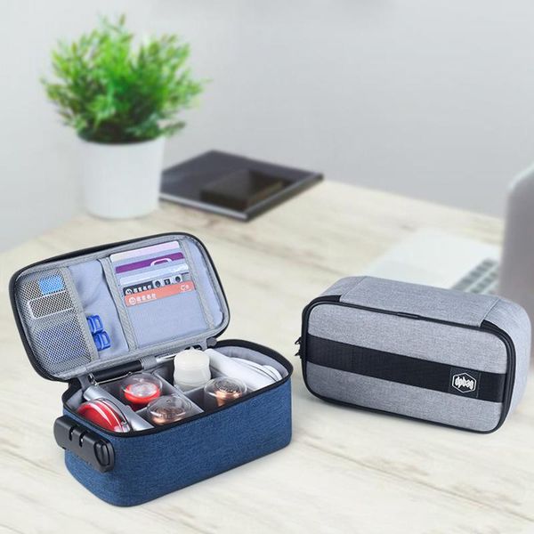 

waterproof briefcase portable business trip necessary stamp license storage document package official seal organize pouch items