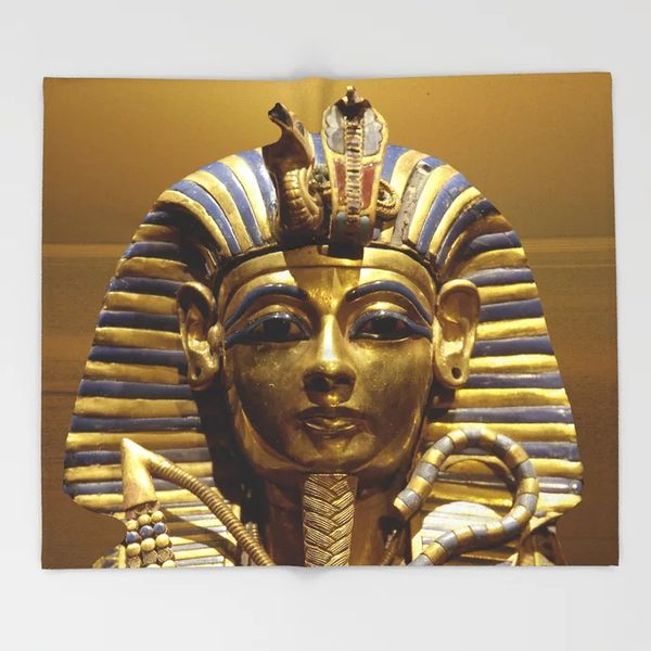 

египет тутанхамон throw одеяло для couch туризм пикник одеяло путешествия дом руно бросьте одеяло для софы