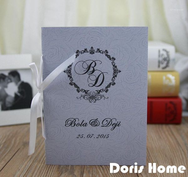 

customized wedding program of events wedding booklet1