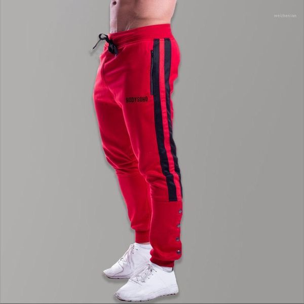 

jogger hip hop pants men red striped long sweatpants men harem summer streetwear pants fitness sport trousers pantalones hombre1, Black
