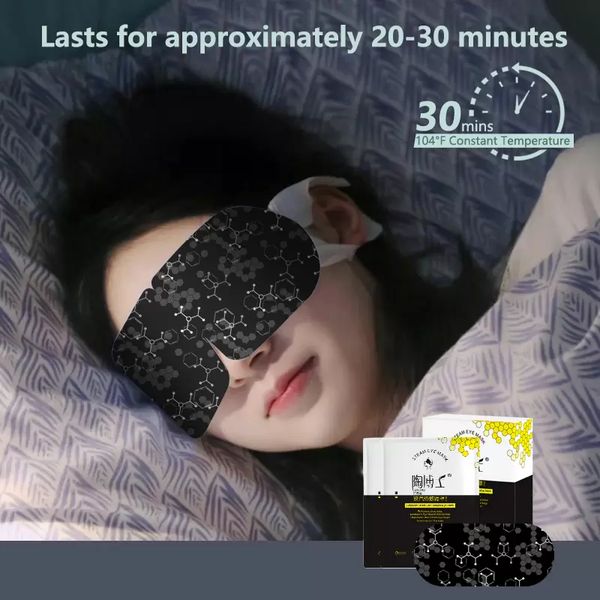 

steam eye masks for dark circles stimulate blood circulation relax tired eyes