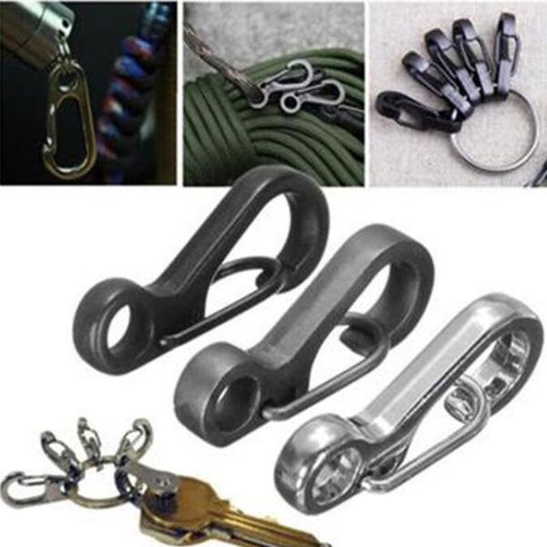 

10pcs/set aluminum alloy outdoor carabiner edc snap hooks camping hiking survival buckle locking carabiner qylxwz