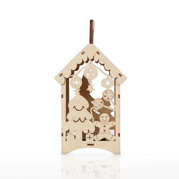 

cane tree wholesale gingerbread pattern candy wooden led christmas decor