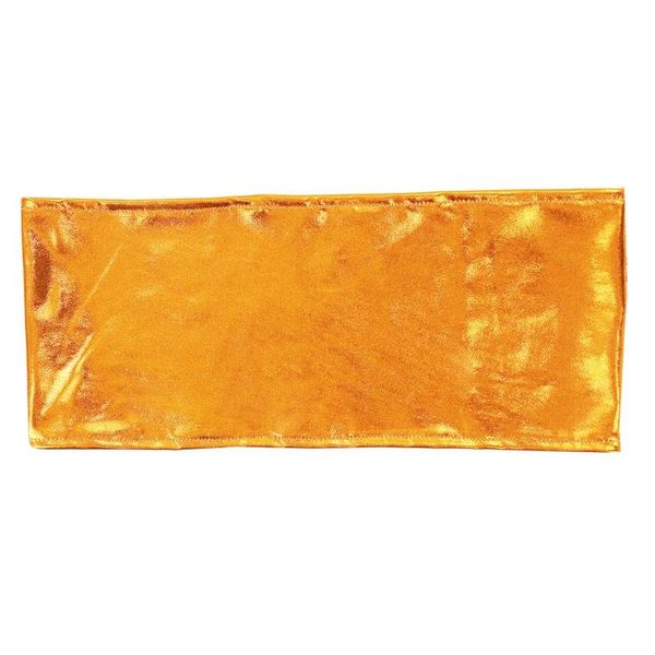 

1pcs diy band supply sparkly chair sequin l sash wedding buckle banquet collar lycra silver gold 34x15cm drill party bbyzzm