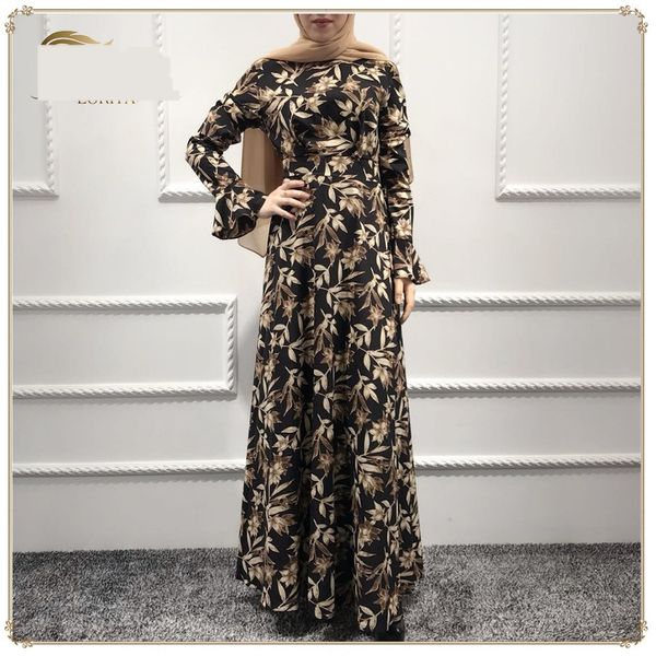 

lr113 рог черный печати вспышки рукав лодыжки высокой талии платье lr113 dresshorn dressblack печать конусную рукав лодыжки высокой талии пл, Black;gray