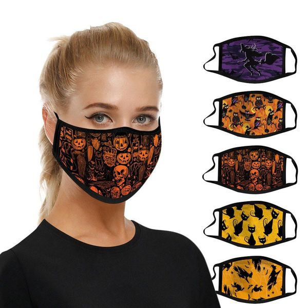 

взрослый хэллоуин маска моющийся многоразовый рот macks регулируемая dust proof защитная маска хлопок рот обложка mascarilla sqcnhm ppshop01