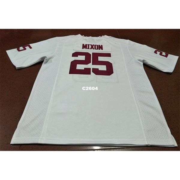 

2604 #25 joe mixon red white oklahoma sooners alumni college jersey or custom any name or number jersey, Black