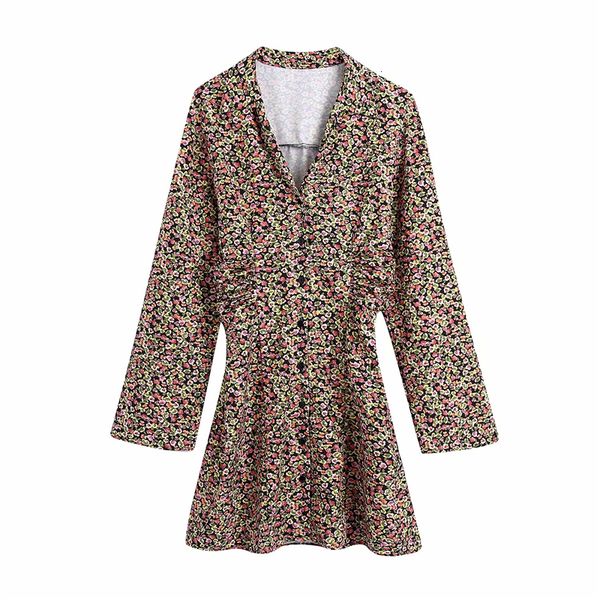 

2021 new moda feminina com decote em v elegante feminino a linha mini meninas vestido chique 6dmh, Black;gray