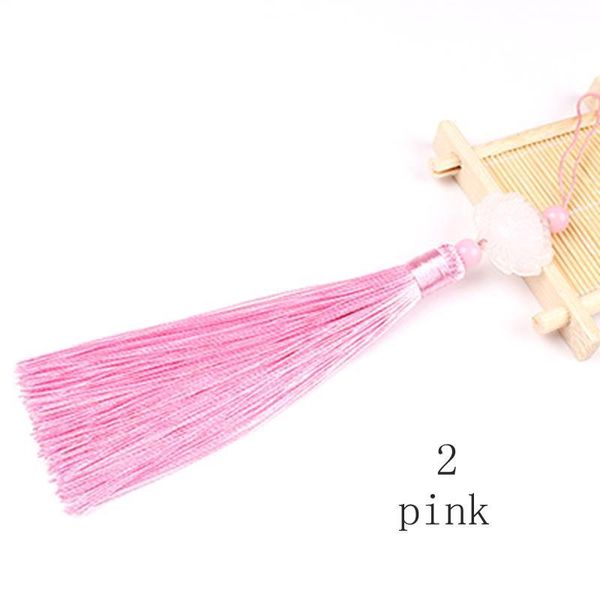 

12pcs lot white lotus pendant tassel silk fringe bangs flower tassel trim key 11 colors for curtains home decoration accessories h jllzfa