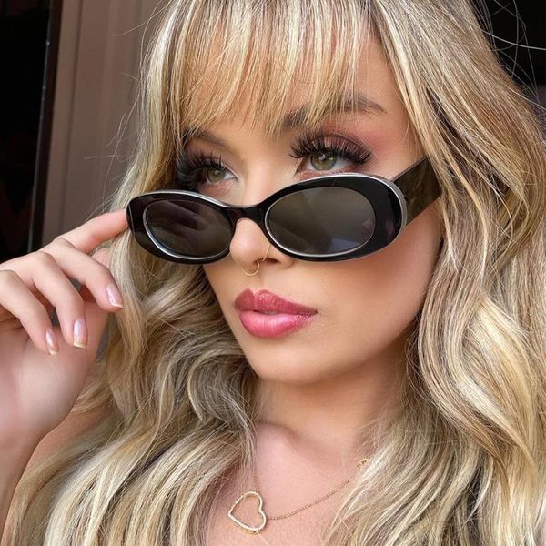 

2021 new fashion square women vintage sunglasses classic brands design retro sun eyeglasses plastic glasses frame uv400, White;black
