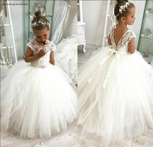 

white lovely cute flower girl dresses vintage princess appliqued daughter toddler pretty kids formal first holy communion gowns1, Red;yellow