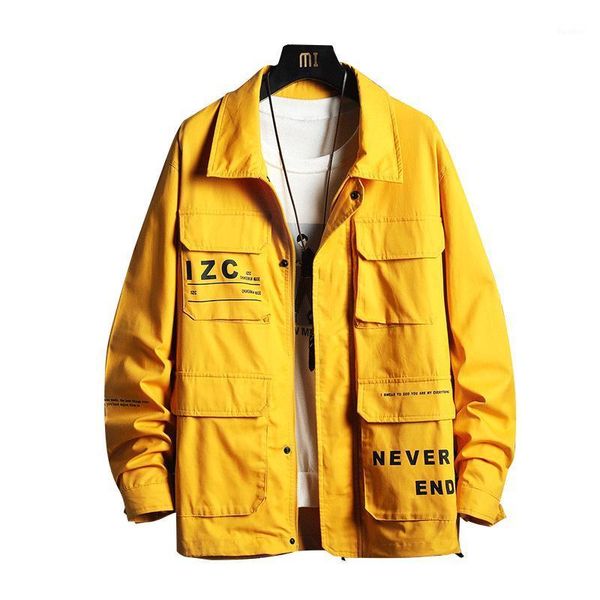 

bomber jackets men nice mens hip hop streetwear letter print windbreaker male korean fashion autumn jackets coats1, Black;brown