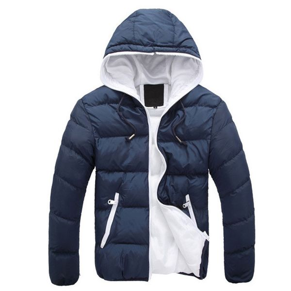 

custom men's fashion winter padded hooded down puffer jacket
