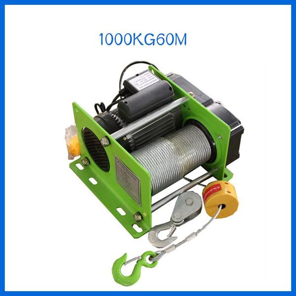 

lifting tools & accessories 1000kg 30m/60m small wire rope hoist mini electric for decoration of household buildings