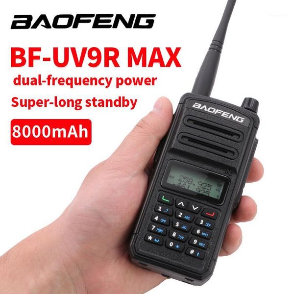

walkie talkie professional baofeng uv 9r max plus two way radio 30km uv9r transceiver vhf uhf portable ham cb station1