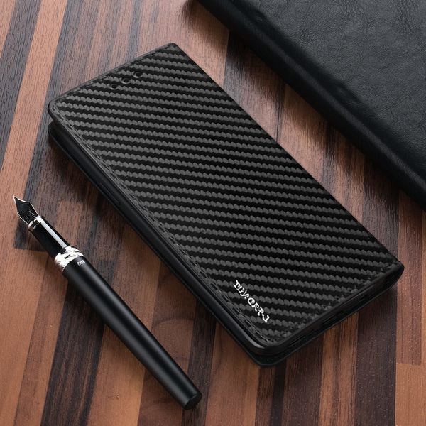 

классный магнитных флип бумажник чехол для samsung galaxy s20 ультра s5 neo s6 s7 край углеродного волокна кожаный чехол s10 lite s9 s8 plus