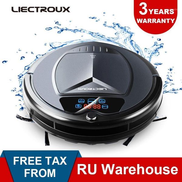 

(ship from russia) liectroux b3000plus robot vacuum cleaner ,water tank,virtual ,self-charge,touchscreen,withtone,wet+dry1