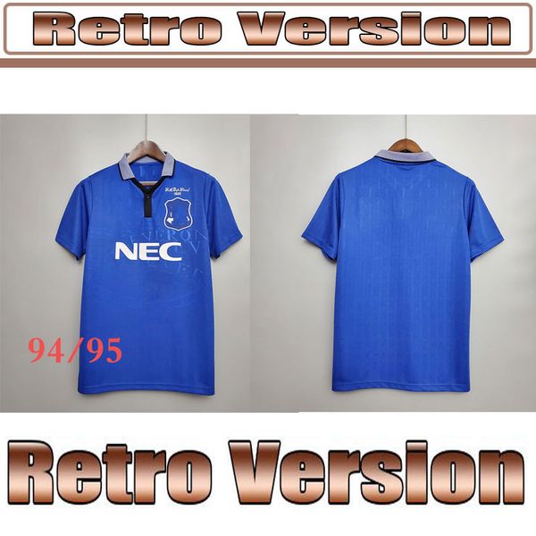 

level 86 87 94 95 everton retro football jersey size s-xxl 1986 1987 1994 1995 everton retro soccer jerseys, Black;yellow