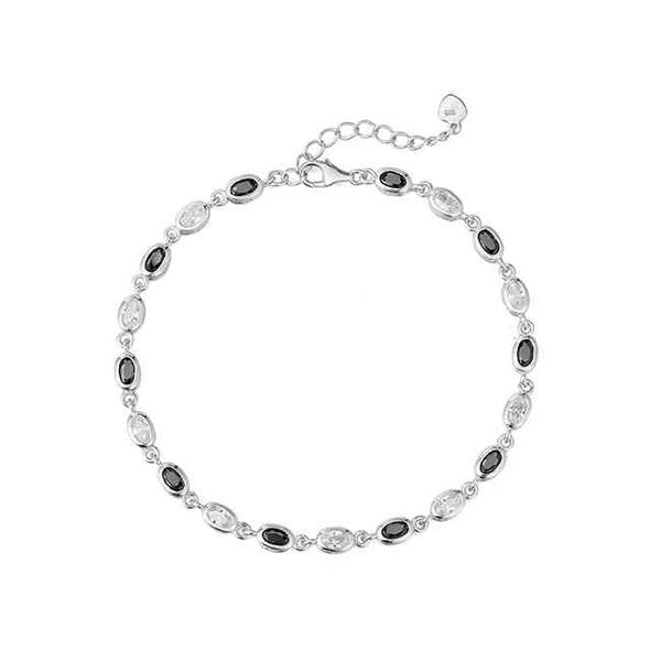 

newt women custom 925 sier tennis bracelet, Golden;silver