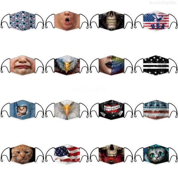 

50 pcs mask layers children's colorful 3 masknon-woven mouse graphic 4-12 printed face cartoon mask kids years child#250 dqegc