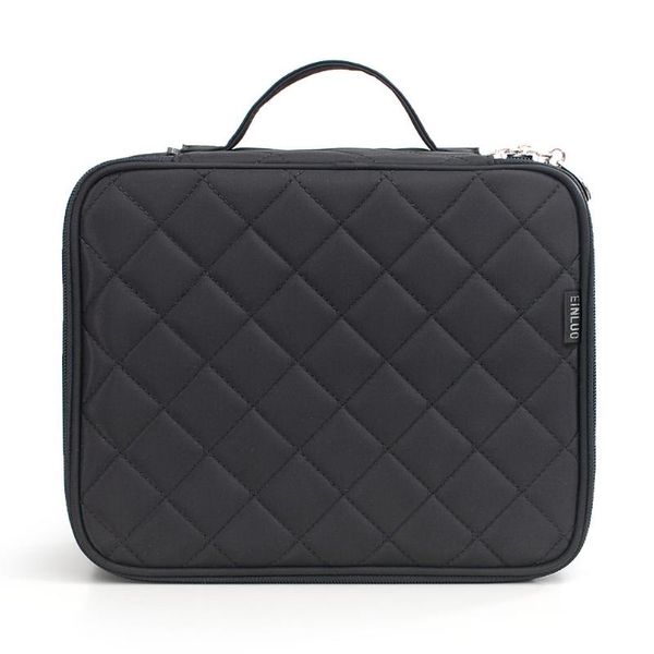 

waterproof nylon brush storage large capacity travel makeup bag carry box organizer mesh toiletry double layer zipper multi use