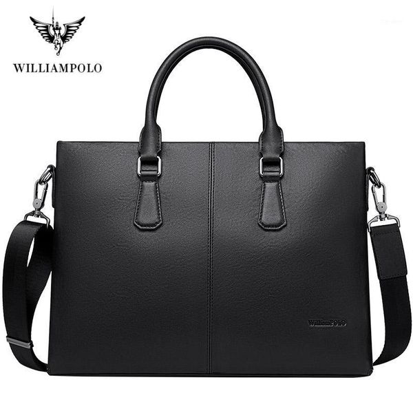 

briefcases 2021 brand business men's briefcase totes leather men laphandbags messenger bags for male1