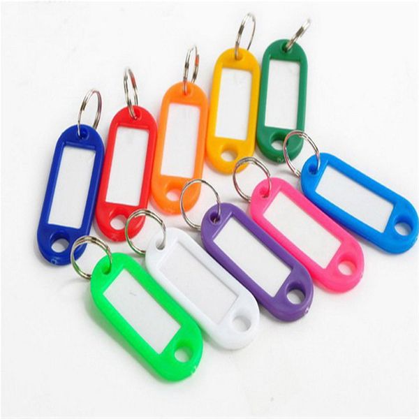 

candy color luggage tag keyrings name cards for travel luggage labels