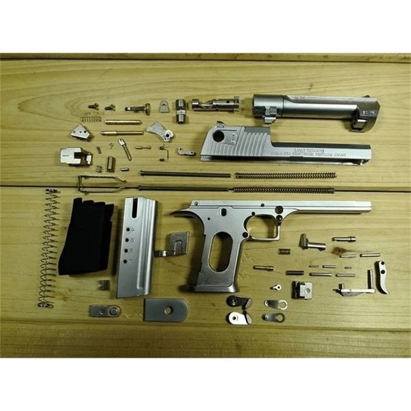 

291: 2.05 alloy empire desert eagle shell throwing pistol model simulation toy hand grab all metal can not be fired