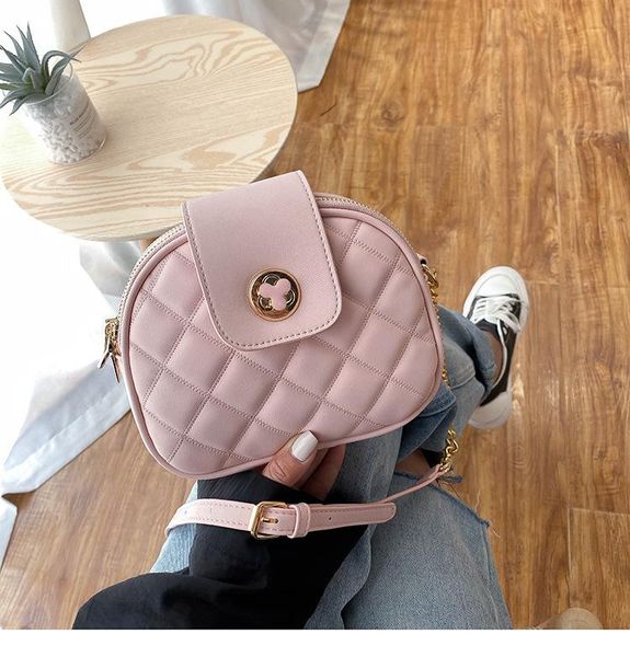 

six-color ladies brand handbag 2020 casual pu leather shoulder bag ladies elegant chain messenger bag popular daily