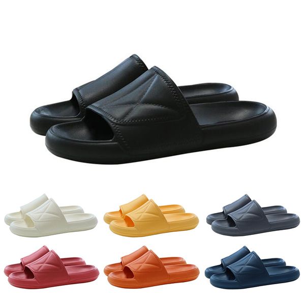 

non-brand men women slipper color black red yellow white orange grey fashion indoor anti-slip pool slide size 36-45