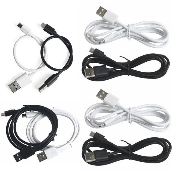 Cavi micro USB da 50 cm Tipo C Cavo di ricarica rapida 1M 2M 3M per Samsung LG Caricabatterie per telefono Android Cavo dati di sincronizzazione