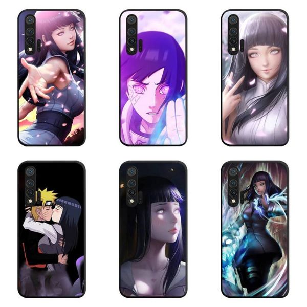 

3hyuga hinata animated naruto mobile phone cover huawei nova 6se 7 7pro 7se honor 7a 8a 7c 9c playcf1
