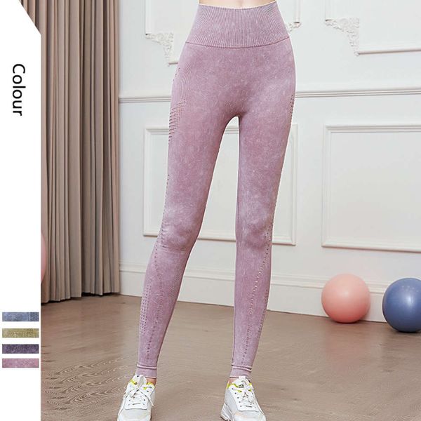 

new seamless high elastic hollow tight pants for women, Black