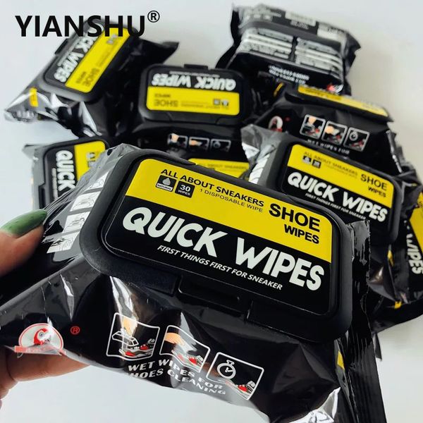 

2/4/6/8/10 packs white disposable portable shoe wet wipes fast scrubbing sports shoes cleaning tissue, Black