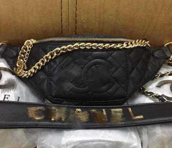 

small fragrant wind embroidered lingge waist fashionable and simplewide bag bagshoulder strap chain bag shoulder beltlarge capacity messenge