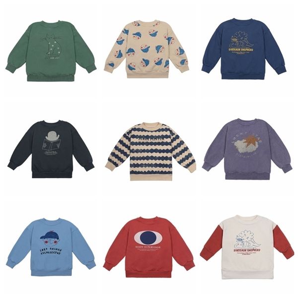 

pre-sale kids sweaters 2020 new autumn and winter boys girls fashion printing sweatshirts baby child cotton blanket outerwear lj201128, Blue