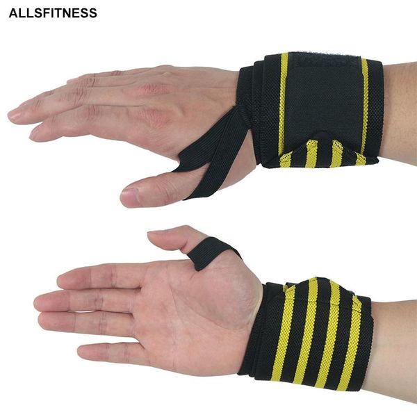

wrist support 2 pcs adjustable wristband elastic wraps bandages for weightlifting powerlifting breathable gym training, Black;red
