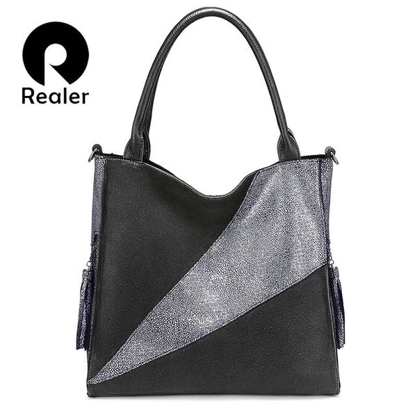 

realer women handbags handle genuine leather messenger shoulder bags female fashion cross-body bags for ladies high quality