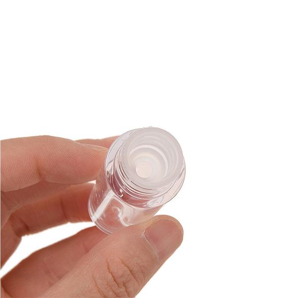 

6ml как молочно-белый круглый блеск для губ tube эфирное масло помада wand пробки lip balm многоразовая бутылка ресницы кисти контейнер кпт